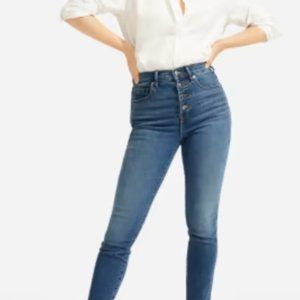 Everlane Jeans: 26- The Authentic Stretch High-Rise Skinny Button Fly